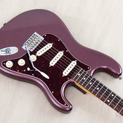 2013 Fender + MJT Stratocaster Partscaster Classic 60s Neck & Burgundy Mist Lacquer Body w/ Case image 9