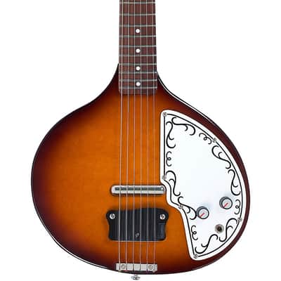 Danelectro Baby Sitar Electric Guitar Regular Brown Burst