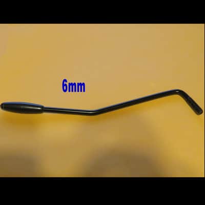 Replacement Tremolo Arm style 1 for Ibanez Hard Rocker, etc. 6mm Black # Roadstar II Hardrocker image 2