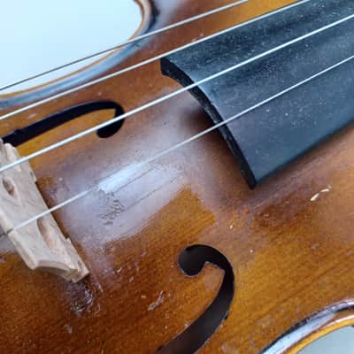 Karl Knilling 1799 4/4 Mittenwald Germany Violin Vintage 50s-60s +Aubert Bridge image 17
