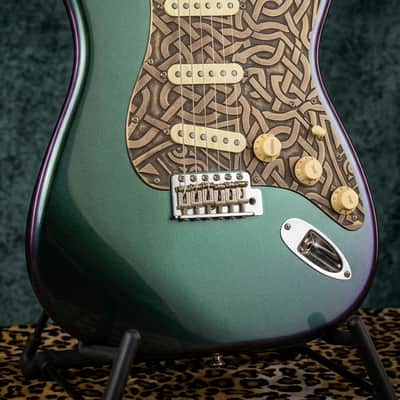 Stunning ColorShift Blue/Teal/Purple Replacement HSH Strat North American Alder image 21