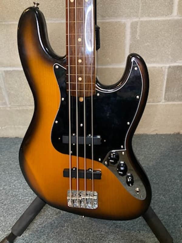 Buzz Bass Custom Fretless Jazz Alder Sunburst Nitro Rosewood Polyurethane Coated Gotoh Fender Pure Vintage 74 Pickups 9.2 lbs image 1