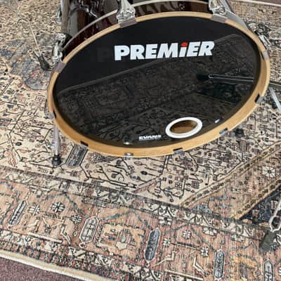 Premier Gen-X 4-Piece Drum Set - Maroon (18x22 / 8x10 / 9x12 / 11x14) image 2