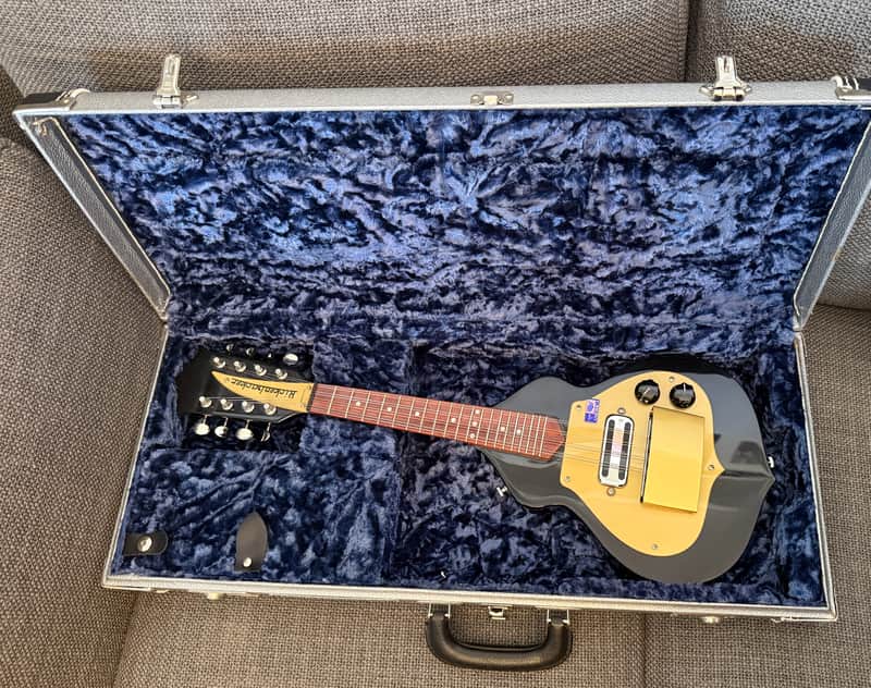 Rickenbacker Mandolin Model 5002 V58 Jet Glo Black rare electric cavaquinho image 1