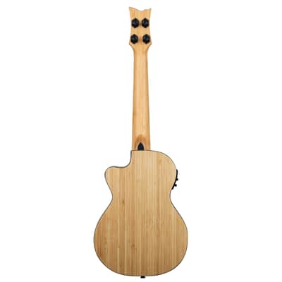 Ortega RUNAB-TE Bamboo Series Solid Bamboo Top & Neck 4-String Tenor Acoustic-Electric Ukulele w/Gig Bag image 5