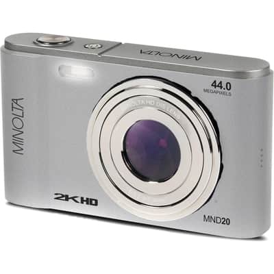 Mint Minolta MND20 44MP Digital Camera – 2.7K Ultra HD Video, 16X Digital Zoom, Anti-Shake Stabilization, Time Lapse, Face Detection, 2.9-inch LCD Display – Lightweight Compact Camera (Silver) image 5