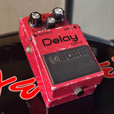 Boss DM-2 Delay (Black Label) 1981 - 1984 - Pink image 2