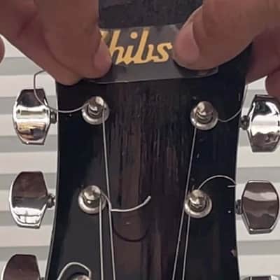 Chibson USA Gold Foil Headstock Logo Decal - 2 Pack image 3