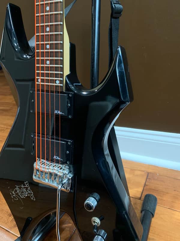 BC Rich Warlock Platinum Series 2000 Gloss Black image 1