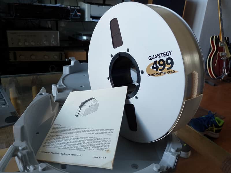 NOS New Old Stock Quantegy Ampex 499 Grand Master Gold Studio Master Audio Tape 2" - 250 Feet image 1