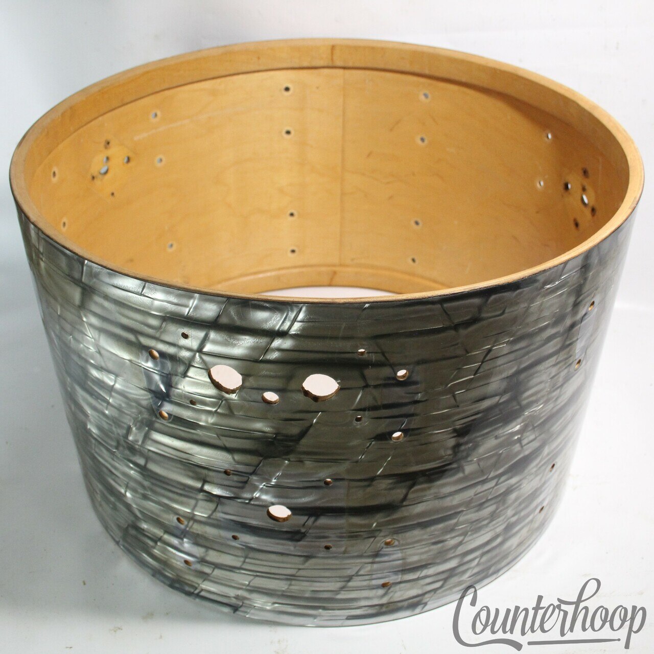 Slingerland 14x22"Light Blue Pearl Bass Drum Shell 3Ply 60s Sound King Sky USA* — main photograph