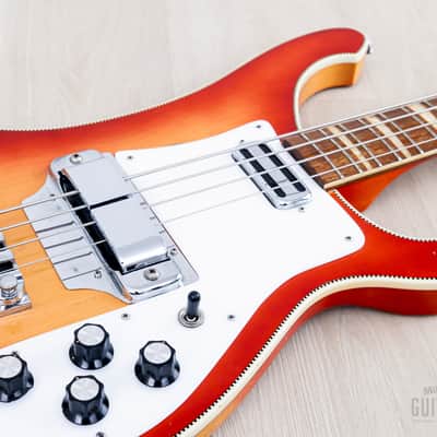 1965 Rickenbacker 4001 Vintage Neck Through Bass Fireglo w/ Case image 6