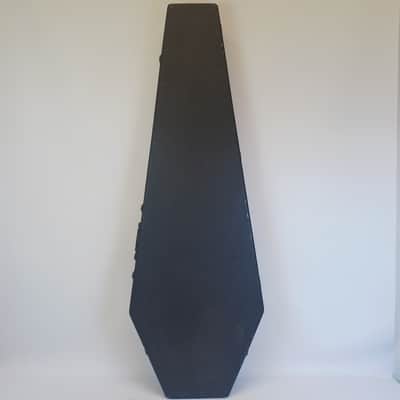 Coffin Cases Model B195R Bass Guitar Case Red Velvet Interior Black Exterior image 2
