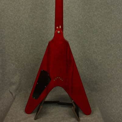Used Dean V Chicago Flame Electric Guitar with Case image 5