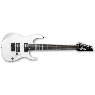 Ibanez RG Gio Series GRG7221 7-String Electric Guitar, Rosewood Fretboard, White image 2