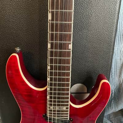 ESP LTD MH-327 2021 - See Thru Red 27 frets image 7