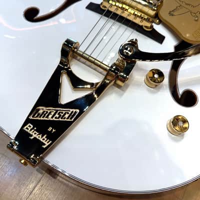 Gretsch Falcon Hollow Body Single-Cut with String-Thru Bigsby and Gold Hardware 2025 - White image 10