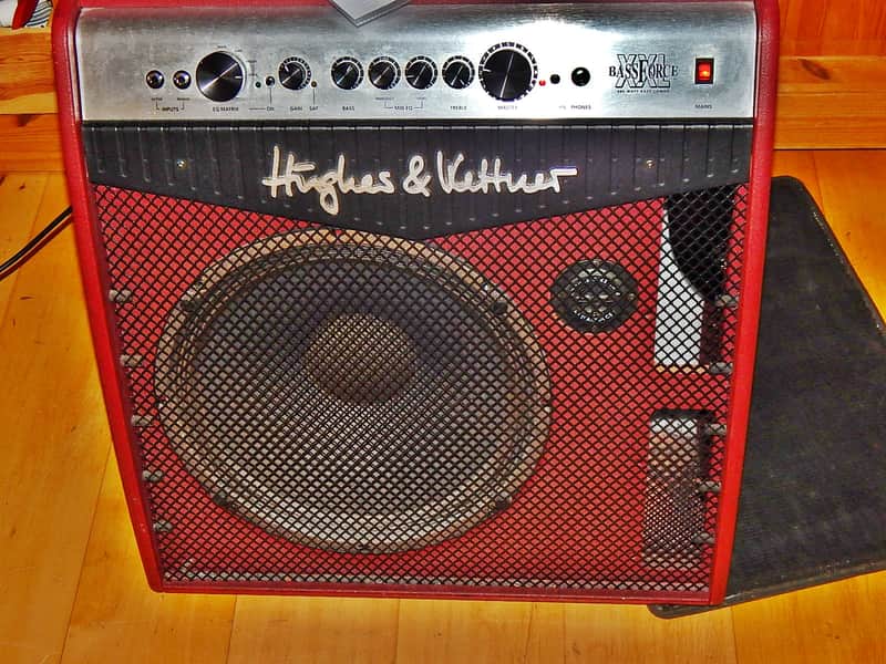 HUGHES & KETTNER  BASSFORCE 300W Bass Verstärker 1990 - 2000 - bordeaux image 1
