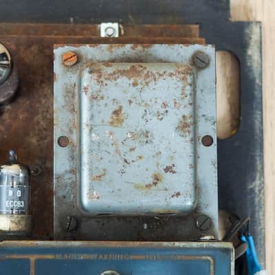 1964 Vox AC50/4 Mk II Big Box Vintage Tube Amp Head Gray Panel JMI UK, AC50 image 16