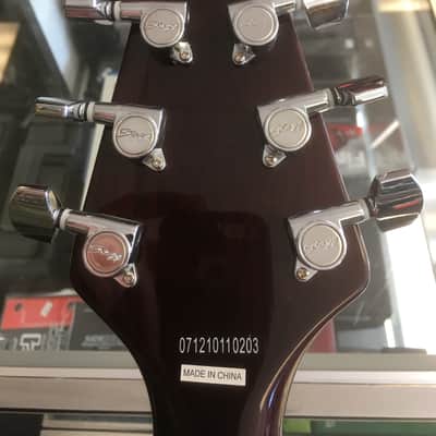 Stagg Flying V Electric Guitar Gloss Walnut image 6