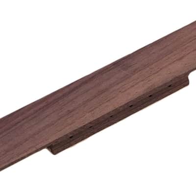Rosewood Classical Guitar Bridge with Bone Saddle Nut Acoustic Guitar Replacement Part Set Abalone Shell 6 String image 4
