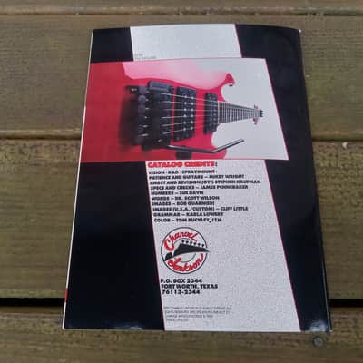 Vintage 1990 - 1991 Charvel, Charvette, Jackson Full Color Catalog! Rare, Original Case Candy, Paperwork! image 25