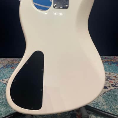 Tom Hamilton's Aerosmith, SIGNED Sadowsky NYC Pearl White Fretless 4-String Bass PLUS Tour Artifacts. (TH12) image 17