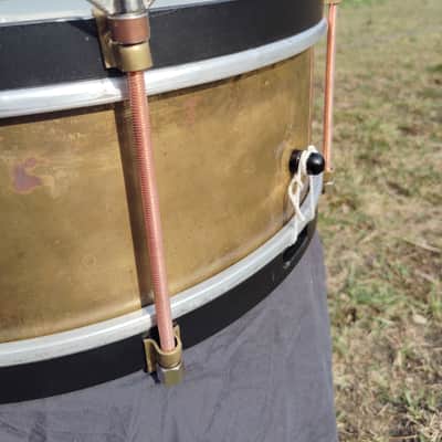 Restored Sonor Antik Vintage Marching Brass Snare from 50s image 17
