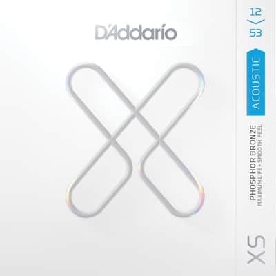 D'Addario Acoustic Guitar Strings Phosophor Bronze 12-53 XS Long Lasting Coating image 1