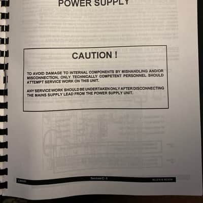 Allen & Heath GL2000 Audio Mixing Console Service Manual image 4