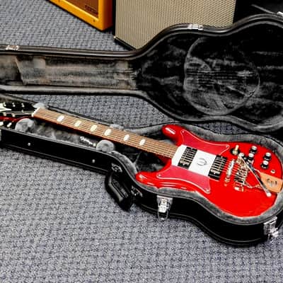 2024 Epiphone Crestwood Custom (Tremotone) Electric Guitar w/Case! Cherry Finish! VERY NICE!!! image 1