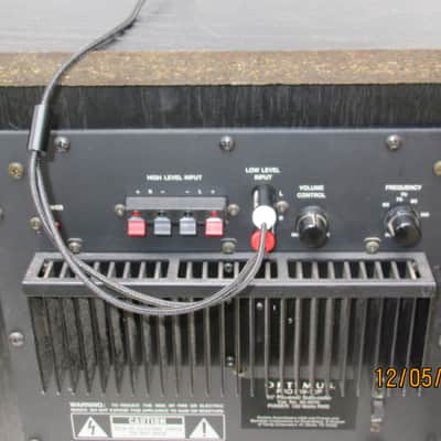 Optimus PRO SW-100P 120 Watt Powered Sub Woofer - Tested, clean Unique - Read Description image 9