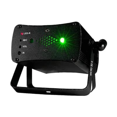 American DJ Micro 3D II | Compact 200 Green Red Laser Beams Light Fixture image 1