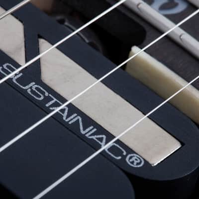 Schecter C-1 FR S SLS Evil Twin Satin Black SBK Electric Guitar  Sustainiac - Brand New image 4
