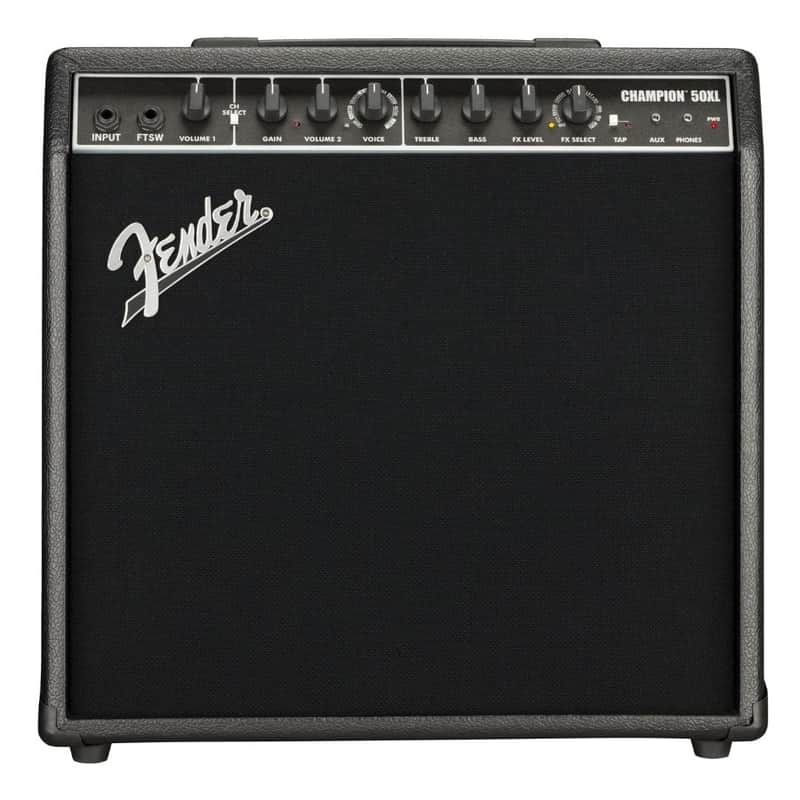 Fender Champion 50 XL 2-Channel 50-Watt 1x12" Solid State Guitar Combo - Black image 1