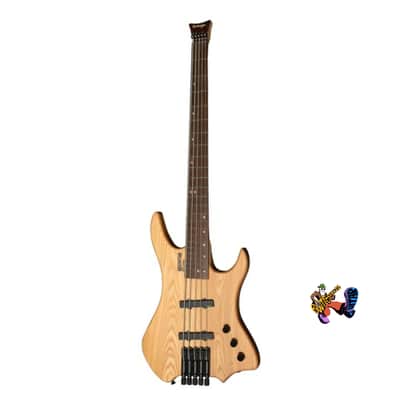 BootLegger Guitar Absinthe 5 String Bass 2025 - Matte Oil EMG Active image 1