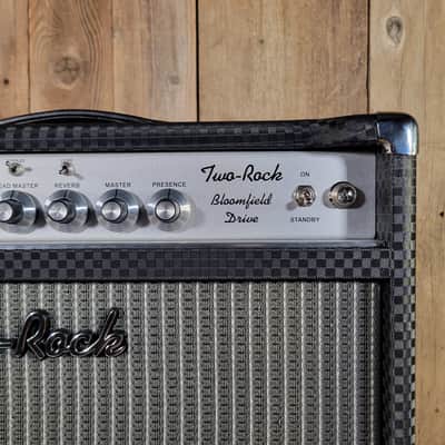 Two-Rock Bloomfield Drive 100 2026 100/50 Watt Combo - Vintage Ampeg Style Blue Checker image 7