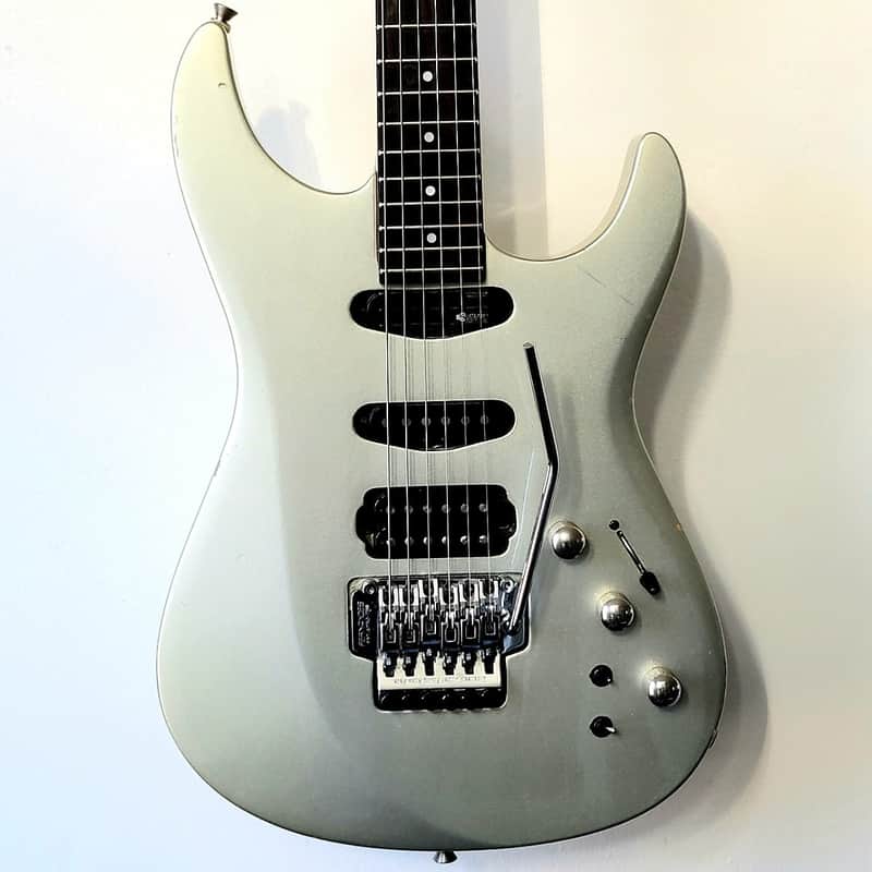 FERNANDES エレキギター シルバー Rare Fernandes FGZ Sustainer Silver Sparkle MIJ Japan Floyd Rose