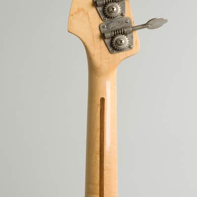 Fender  Precision Bass Solid Body Electric Bass Guitar (1975), ser. #647091, black tolex hard shell case. image 6