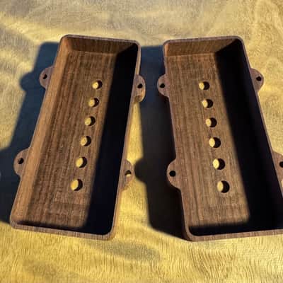 Guilford Indian Rosewood Select Grade Jazz Master Pickup Cover Set image 2