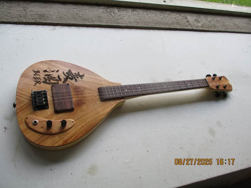 G.S.Monroe Beer Belly Electric Tenor Guitar 2025 - Natural image 1