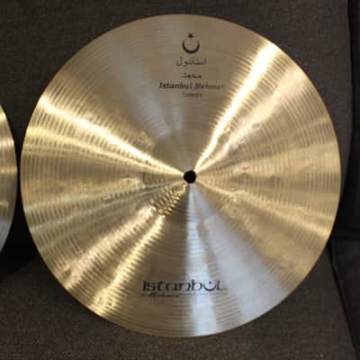 Istanbul Mehmet 14" Nostalgia Hi-Hat Cymbals (Pair) 2010s - Traditional image 7