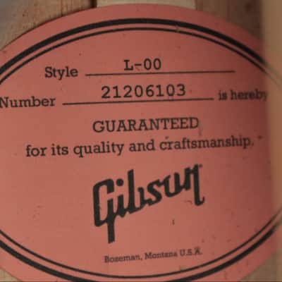 Gibson L-00 Original - VS (#103) image 13