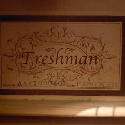 Freshman FA300CEM Electro Acoustic Guitar and gig bag image 7