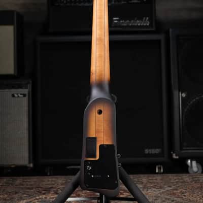 Ibanez Bass Workshop UB804 4-String Electric Upright Bass - Mahogany Oil Burst with Gig Bag image 7
