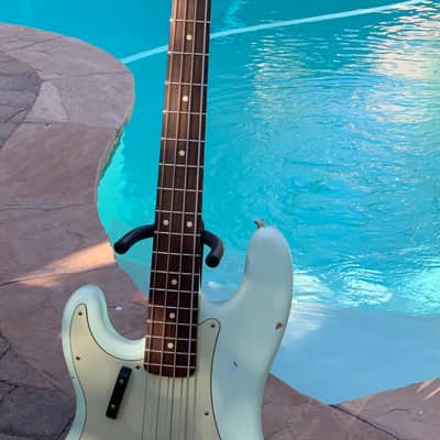 Nash Left Handed Pbass 2018 Sonic Blue image 8