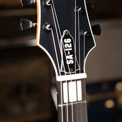 EVH SA-126 Special Semi-Hollow Electric Guitar - Matte Army Drab with Hardshell Case image 5