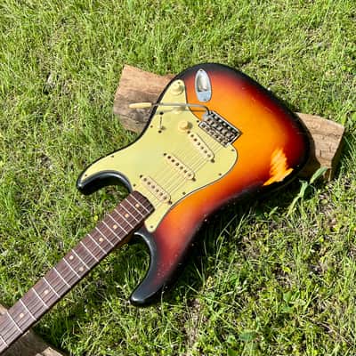 Vintage 1961 Slab Board Fender Stratocaster image 10