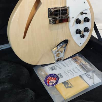 Rickenbacker 330 Maple Glo Semi-Hollow Guitar, w/HSC image 4