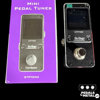 On-Stage GTP7000 Mini Chromatic Tuning Pedal 2010s - Black X9510 image 1